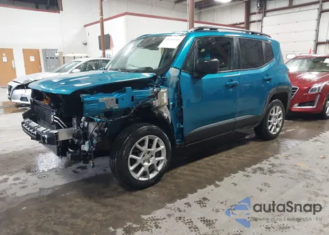 2022 Jeep Renegade Latitude 4X4 из США, поврежденный, VIN ZACNJDB10NPN99206